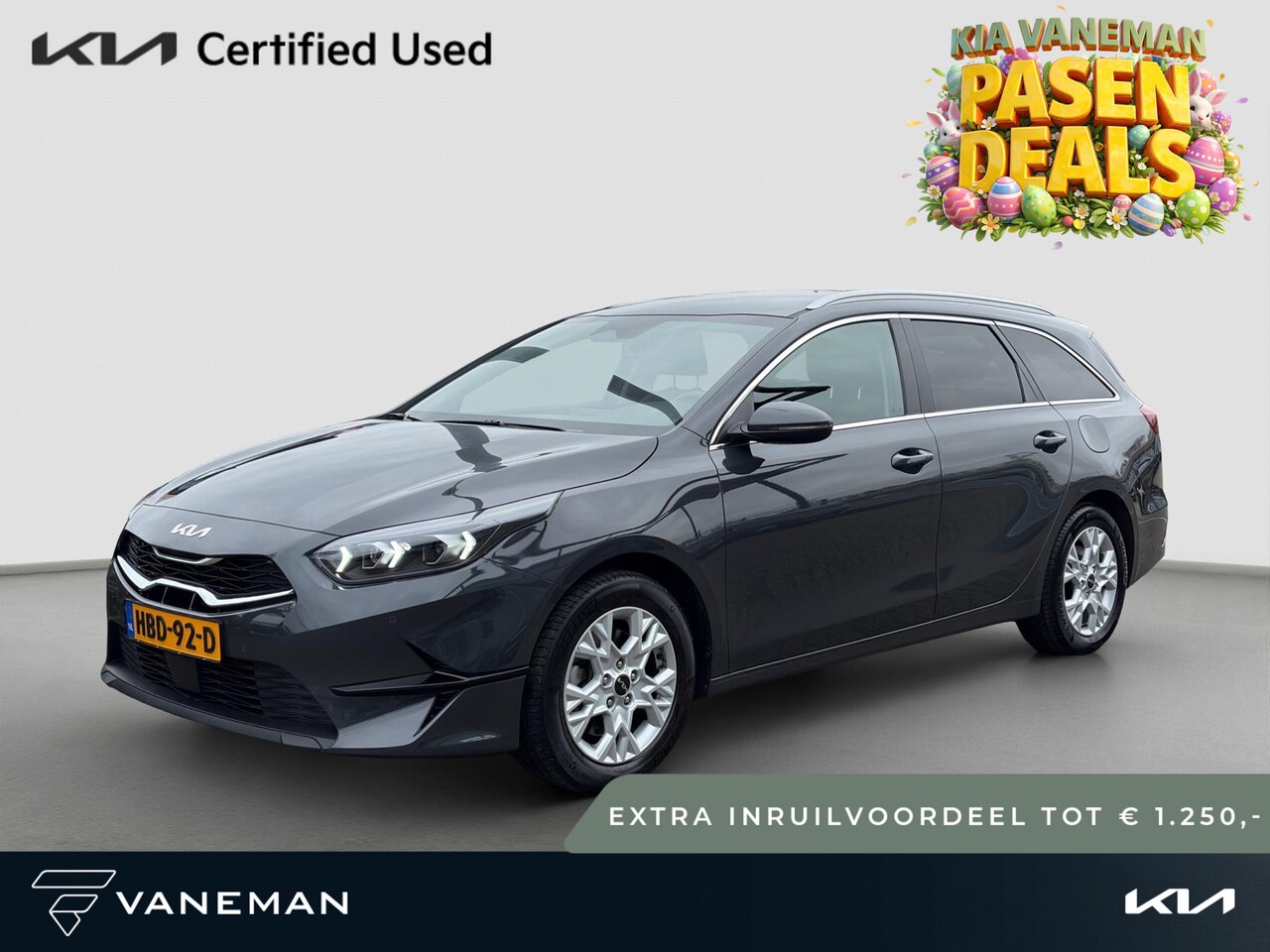 Kia Cee'd Sportswagon - Ceed 1.5 T-GDi DynamicPlusLine Automaat | Tot € 1.250,- extra inruil tijdens dit Paasweeke - AutoWereld.nl