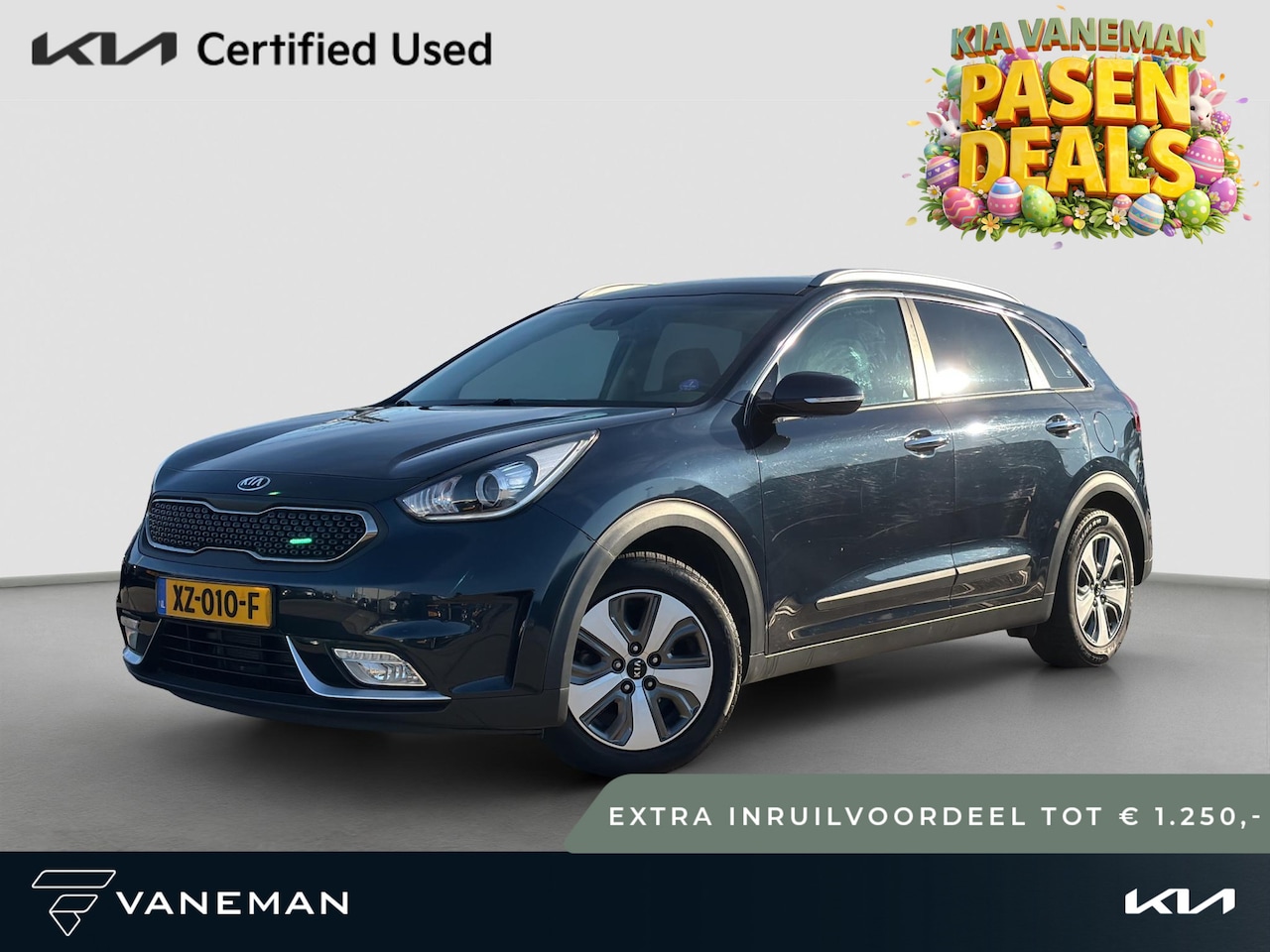 Kia Niro - 1.6 GDi Hybrid DynamicLine | Tot € 1.250,- extra inruil tijdens dit Paasweekend! | - AutoWereld.nl