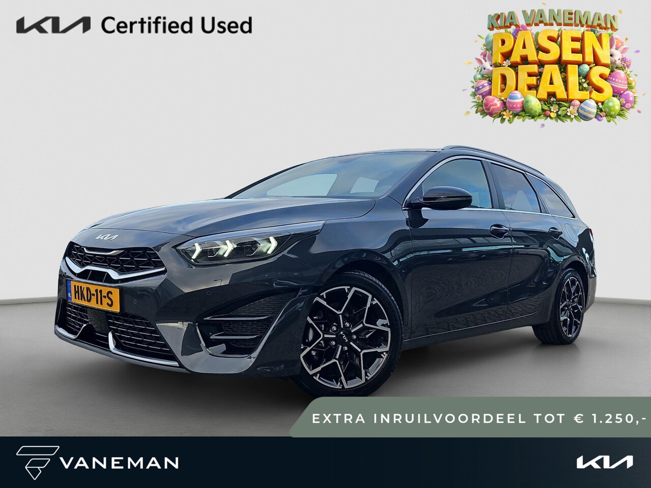 Kia Cee'd Sportswagon - Ceed 1.5 T-GDi GT-Line | Tot € 1.250,- extra inruil tijdens dit Paasweekend! | Sportstuur - AutoWereld.nl