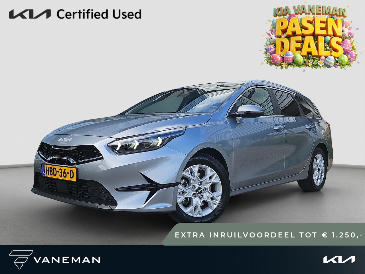 Kia Cee'd Sportswagon - Ceed 1.0 T-GDi DynamicPlusLine | Tot € 1.250,- extra inruil tijdens dit Paasweekend! | Cru - AutoWereld.nl