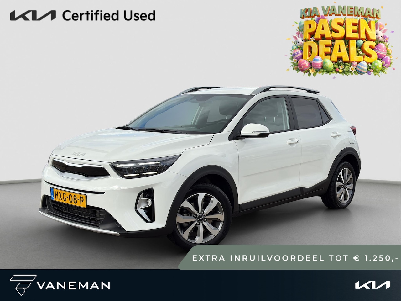 Kia Stonic - 1.0 T-GDi MHEV DynamicPlusLine Automaat | Tot € 1.250,- extra inruil tijdens dit Paasweeke - AutoWereld.nl