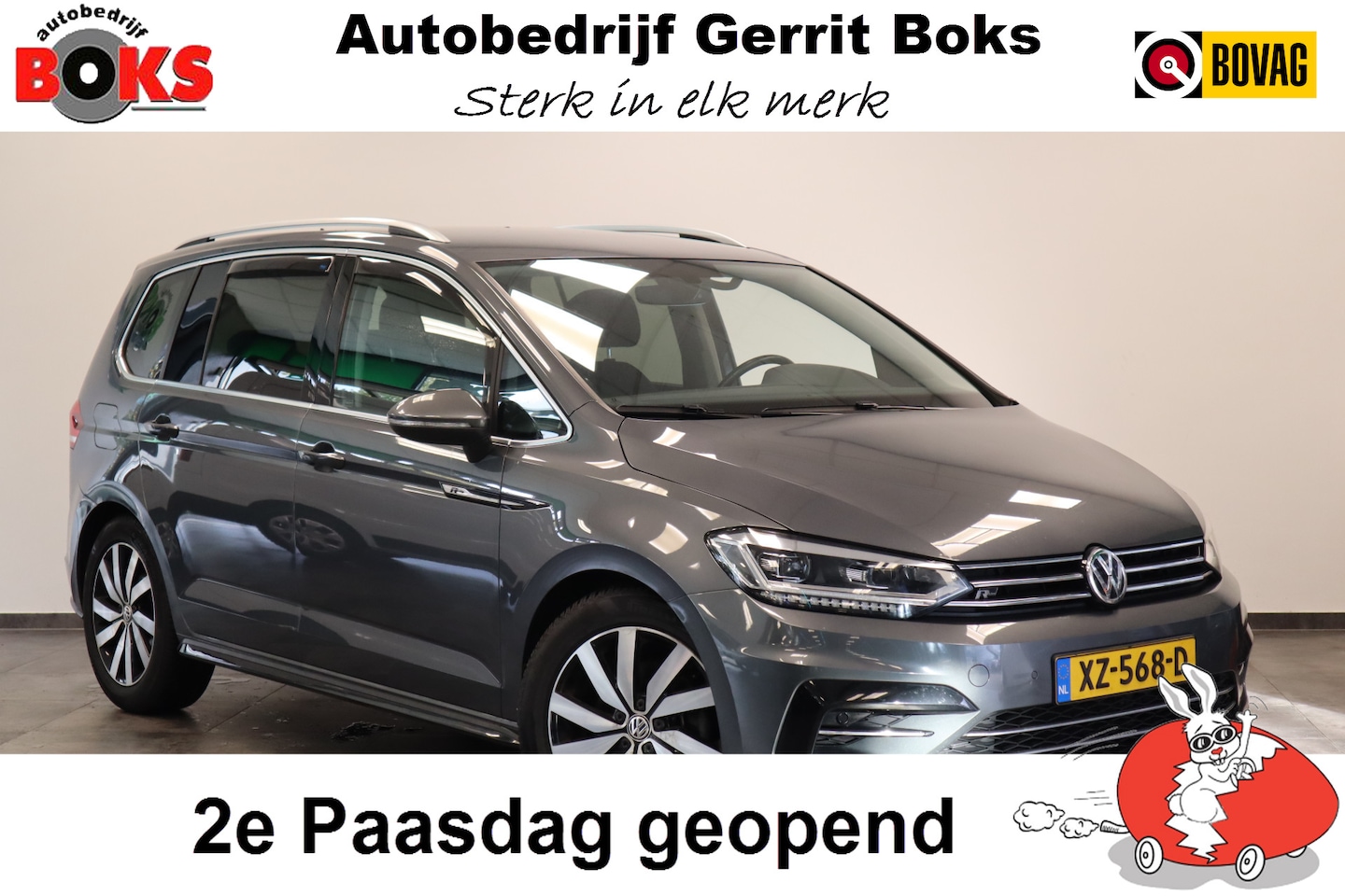 Volkswagen Touran - 1.5 TSI Highline Business R Navigatie Full-led Adaptive-Cruise ! 2e Paasdag geopend van 12 - AutoWereld.nl
