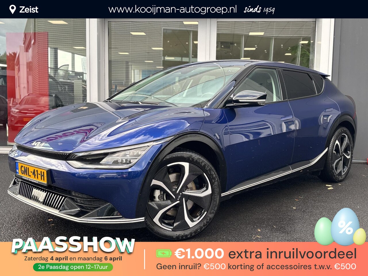 Kia EV6 - Edition Advanced 77.4 kWh Stuur & Stoel verwarming | Climate control | Adaptive Cruise con - AutoWereld.nl