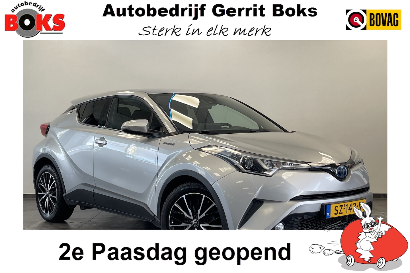 Toyota C-HR - 1.8 Hybrid Dynamic Navi Keyless Entry/Go 18'' ! 2e Paasdag geopend van 12.00 tot 17:00u ! - AutoWereld.nl