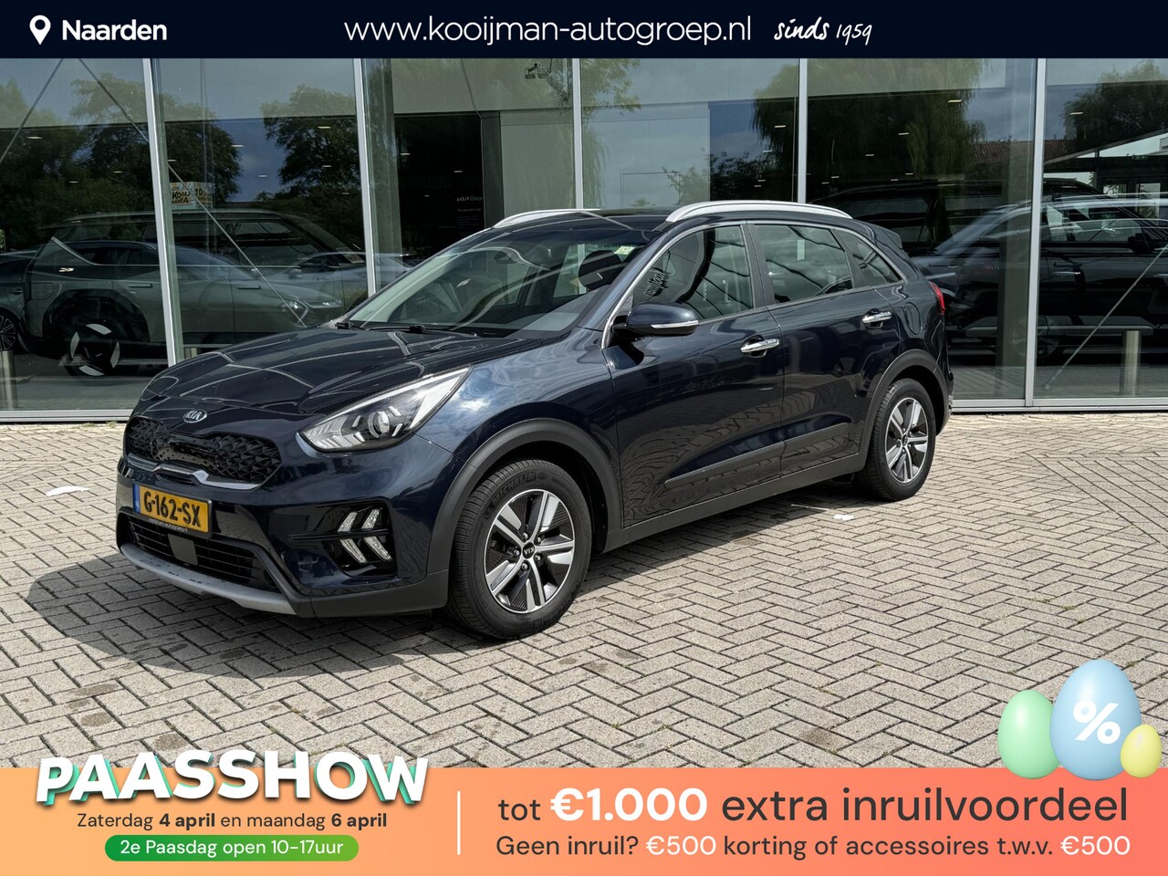 Kia Niro - 1.6 GDi Hybrid DynamicLine NL-Auto | Trekhaak | Navigatie Apple CarPlay/Android Auto | Ach - AutoWereld.nl