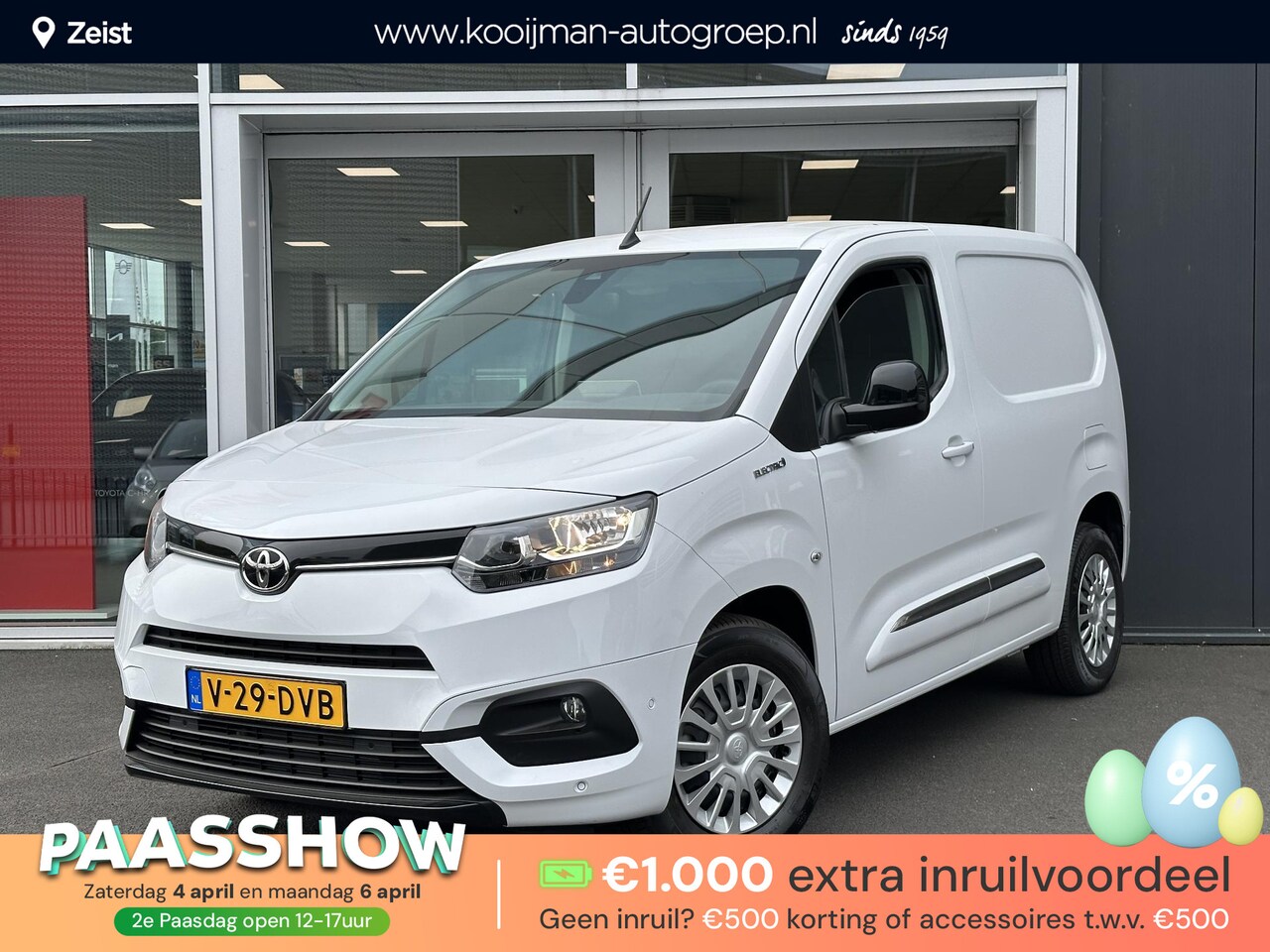 Toyota PROACE CITY Electric - Prof 50 kWh | Direct leverbaar, Dodehoek detectie, Apple carplay/android auto, Cruise cont - AutoWereld.nl