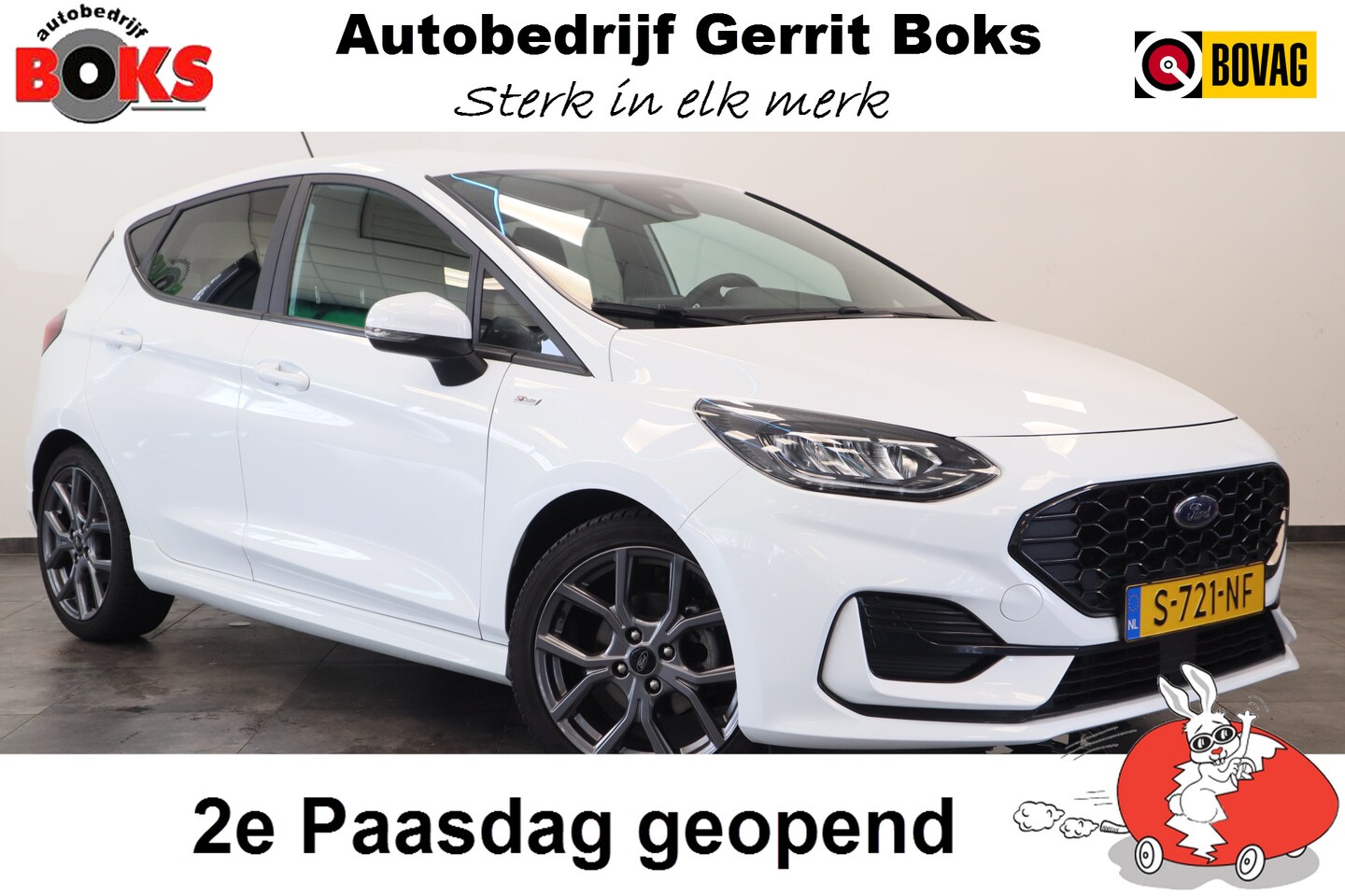 Ford Fiesta - 1.0 EcoBoost Hybrid ST-Line X Keyless Camera ! 2e Paasdag geopend van 12.00 tot 17:00u ! - AutoWereld.nl