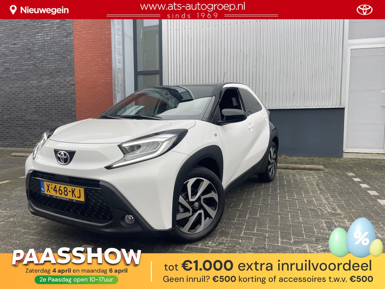 Toyota Aygo X - 1.0 VVT-i MT Pulse |17.000 KM | Bitone wit/zwart | Org NL en 1e Eigenaar | - AutoWereld.nl
