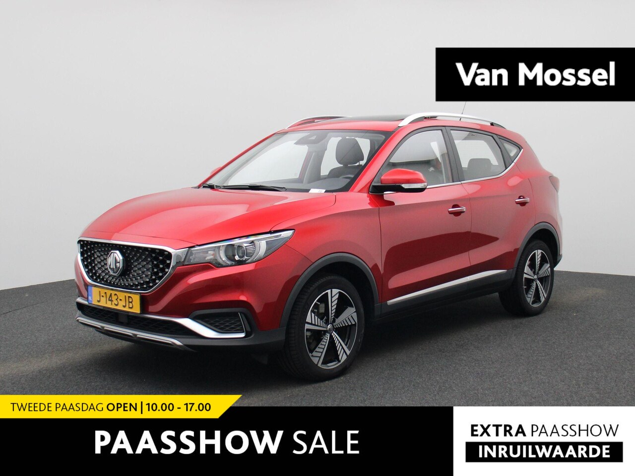 MG ZS - Luxury 45 kWh | PANO-SCHUIFDAK | LEER | CAMERA | STOELVERWARMING - AutoWereld.nl