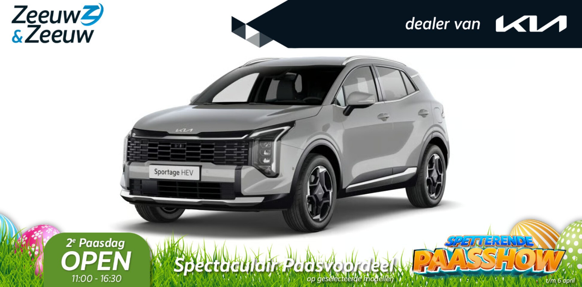 Kia Sportage - 1.6 T-GDi Hybrid DynamicLine FACELIFT NU TE BESTELLEN | 1510KG TREKGEWICHT | Stuurwiel en - AutoWereld.nl