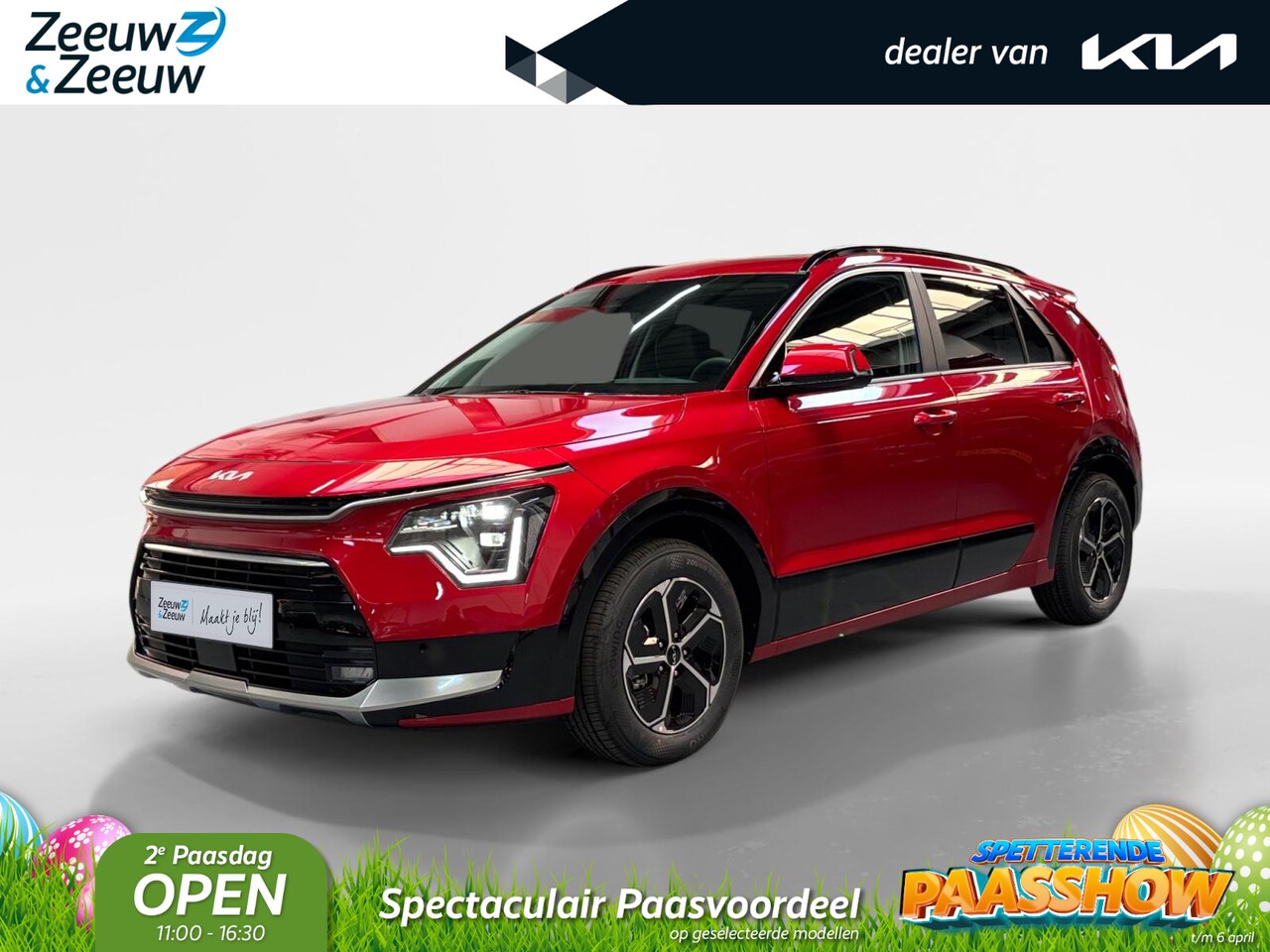 Kia Niro - 1.6 GDi Hybrid DynamicPlusLine | Enkele kleuren op voorraad bel voor info | NU MET €3.000 - AutoWereld.nl