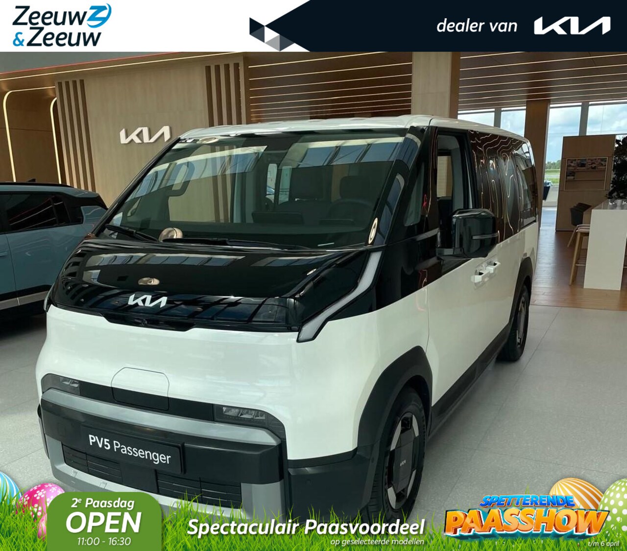 Kia PV5 Passenger - Elite Executive 71.2 kWh | Nieuw te bestellen! | 412 Km bereik | Ruimte en comfort | NU €3 - AutoWereld.nl