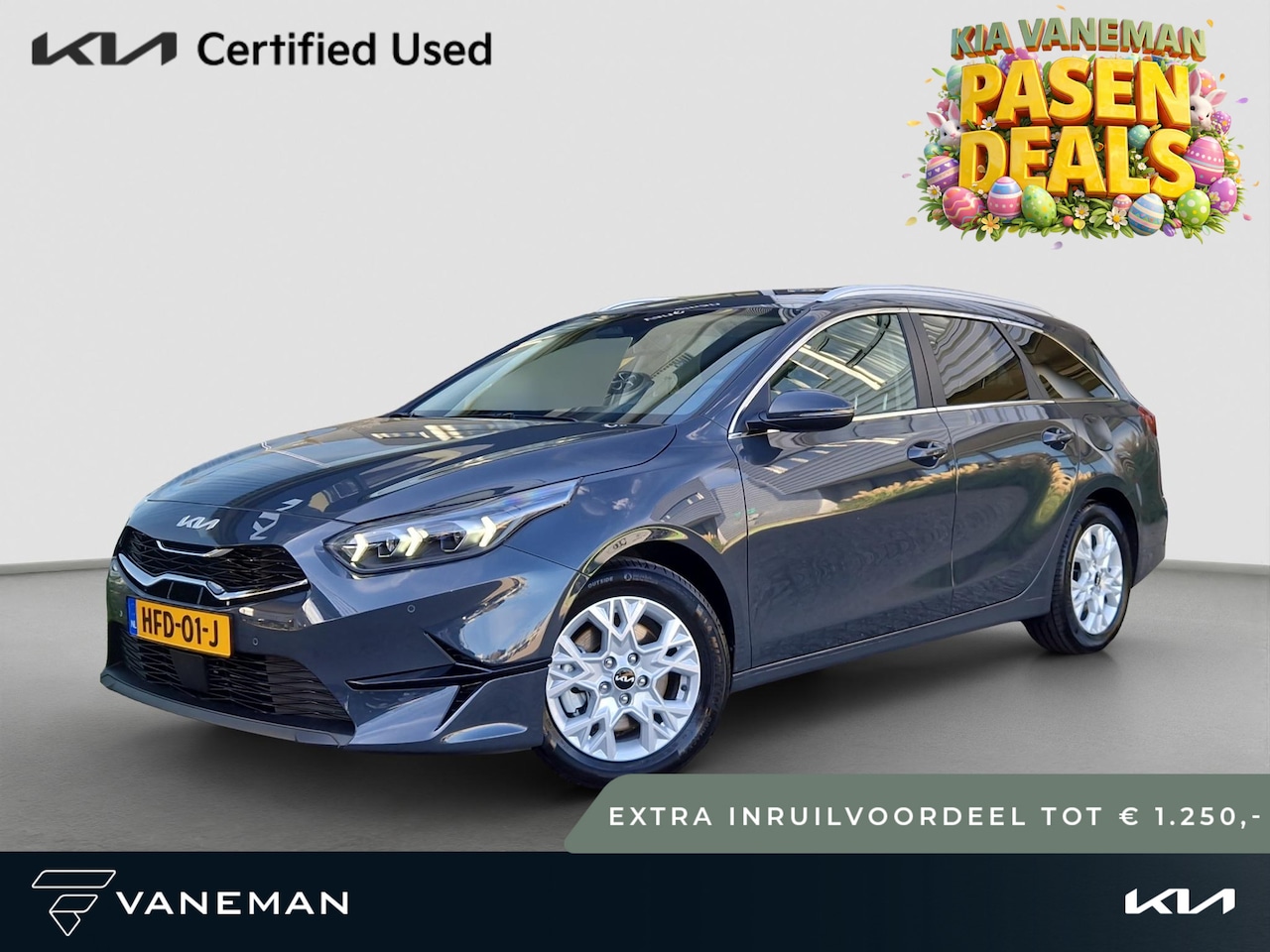 Kia Cee'd Sportswagon - Ceed 1.0 T-GDi DynamicPlusLine | Tot € 1.250,- extra inruil tijdens dit Paasweekend! | Cru - AutoWereld.nl