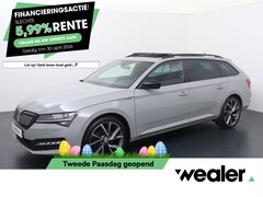 Skoda Superb Combi - 1.4 TSI iV Sportline Business | 218 PK | SoH 94% | Panoramadak | Matrix LED koplampen | 19
