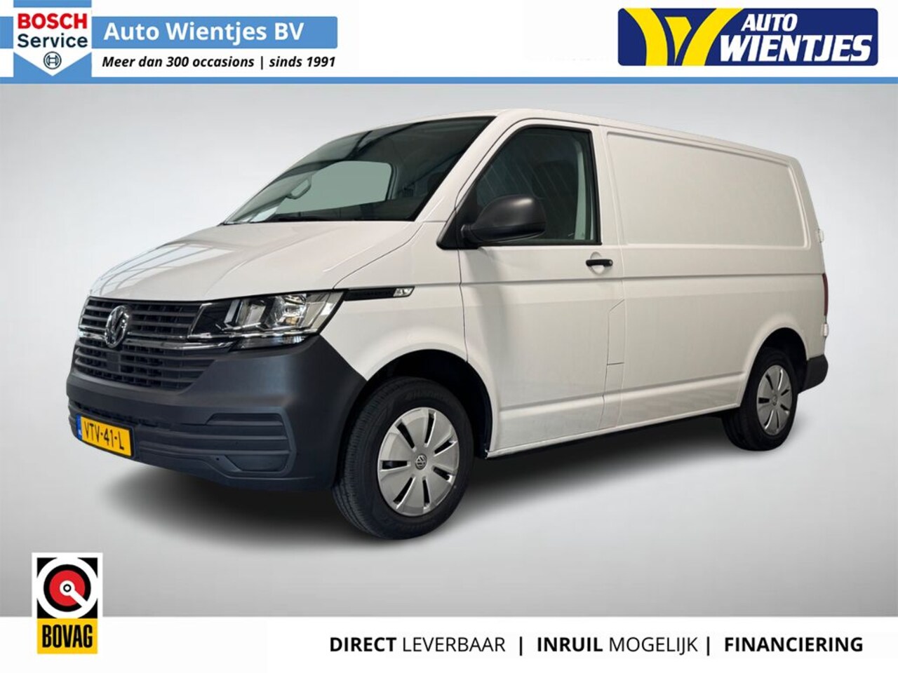 Volkswagen Transporter - 2.0 TDI 66kw | L1 Comfort 3-Pers | Airco | Cruise - AutoWereld.nl