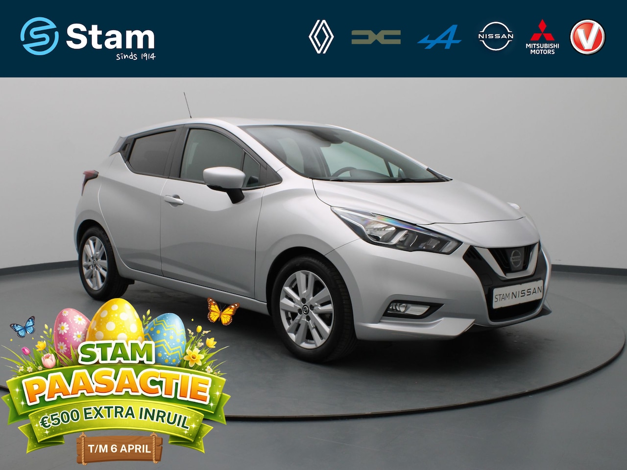 Nissan Micra - IG-T Tekna 100pk Airco | Camera | Cruise | Navi | Parkeersens. achter - AutoWereld.nl