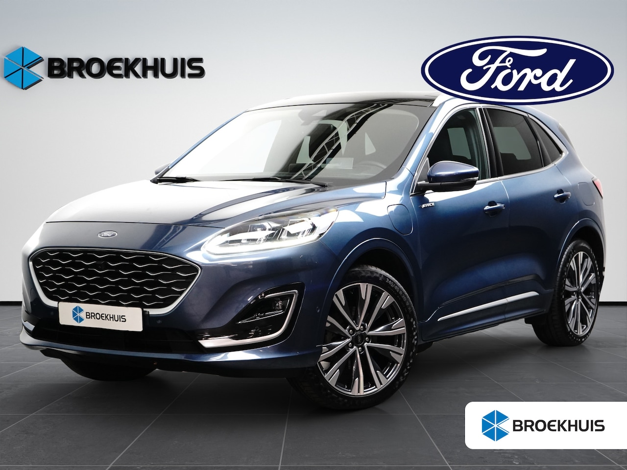 Ford Kuga - 2.5 Plug-In Hybrid Vignale 225pk | Panoramadak | Elekt.Trekhaak | Adaptive Cruise | Head-U - AutoWereld.nl