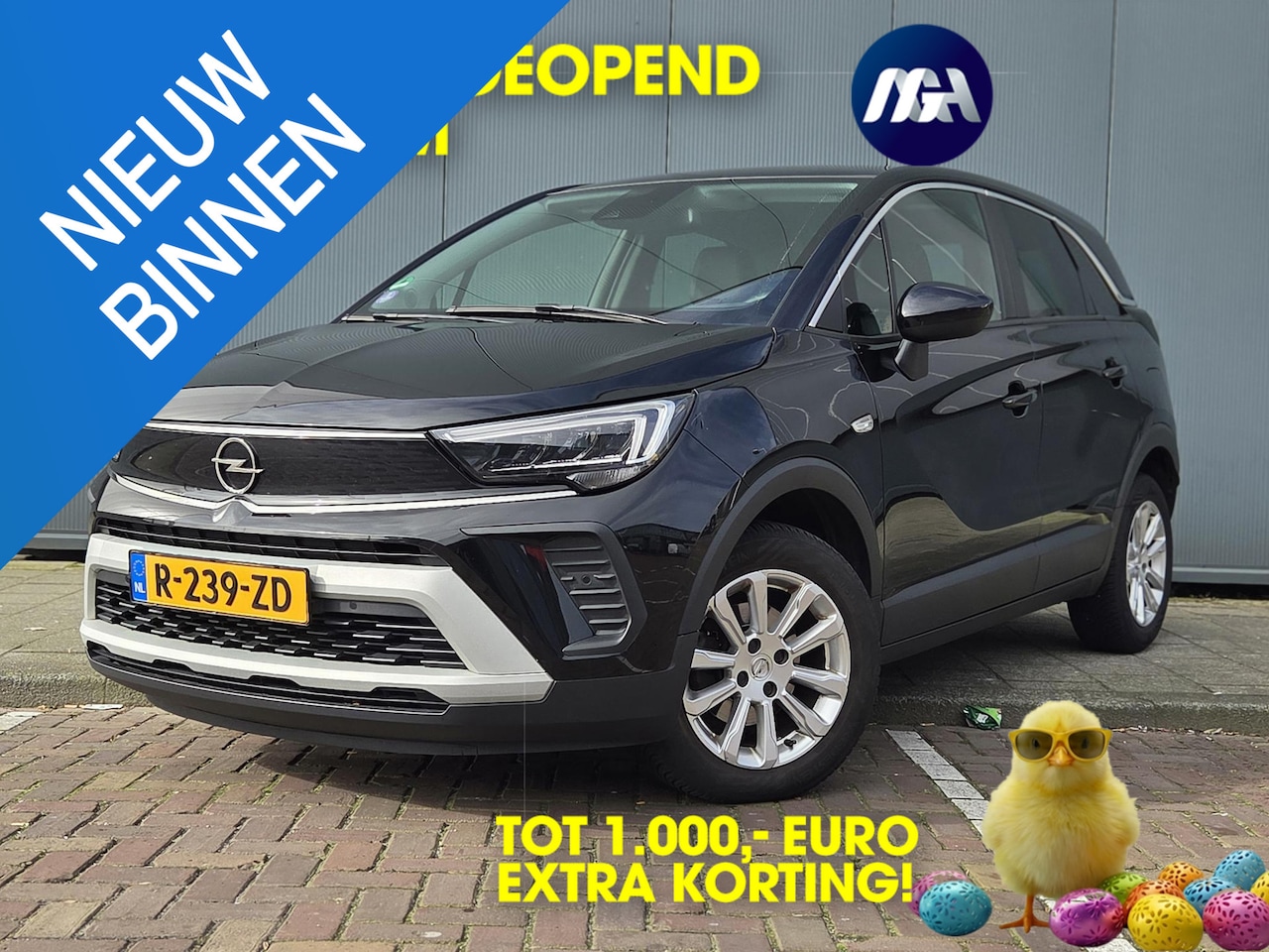Opel Crossland - 1.2 Turbo Elegance | Apple-Android | Navigatie | 360 Parkeercamera - AutoWereld.nl