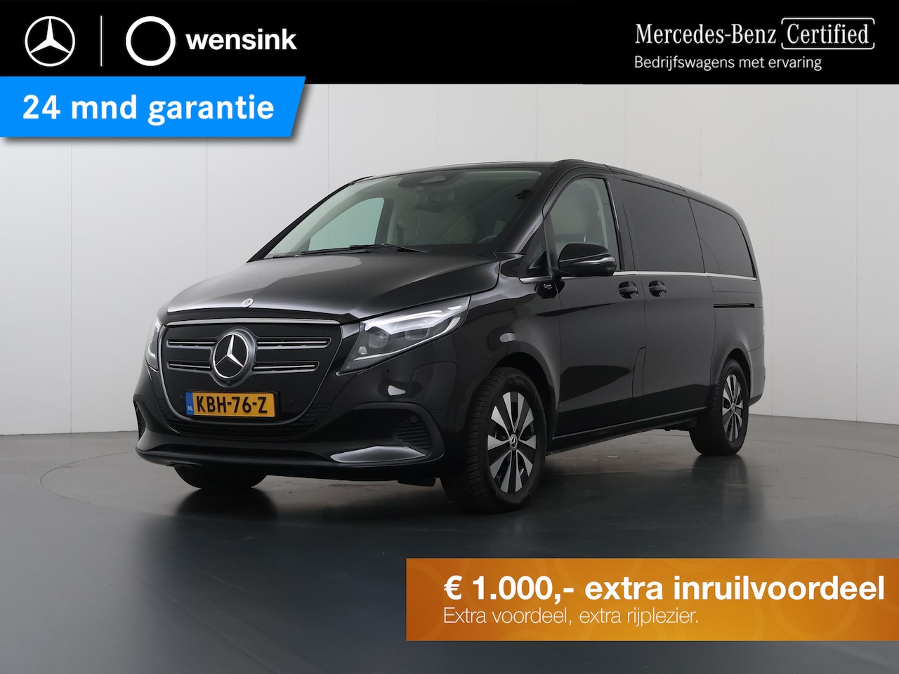 Mercedes-Benz EQV - 300 | L2 Lang | Avantgarde | 90 kWh | Beige Leder | 6 zits | Distronic Plus | Schuifdeur L - AutoWereld.nl