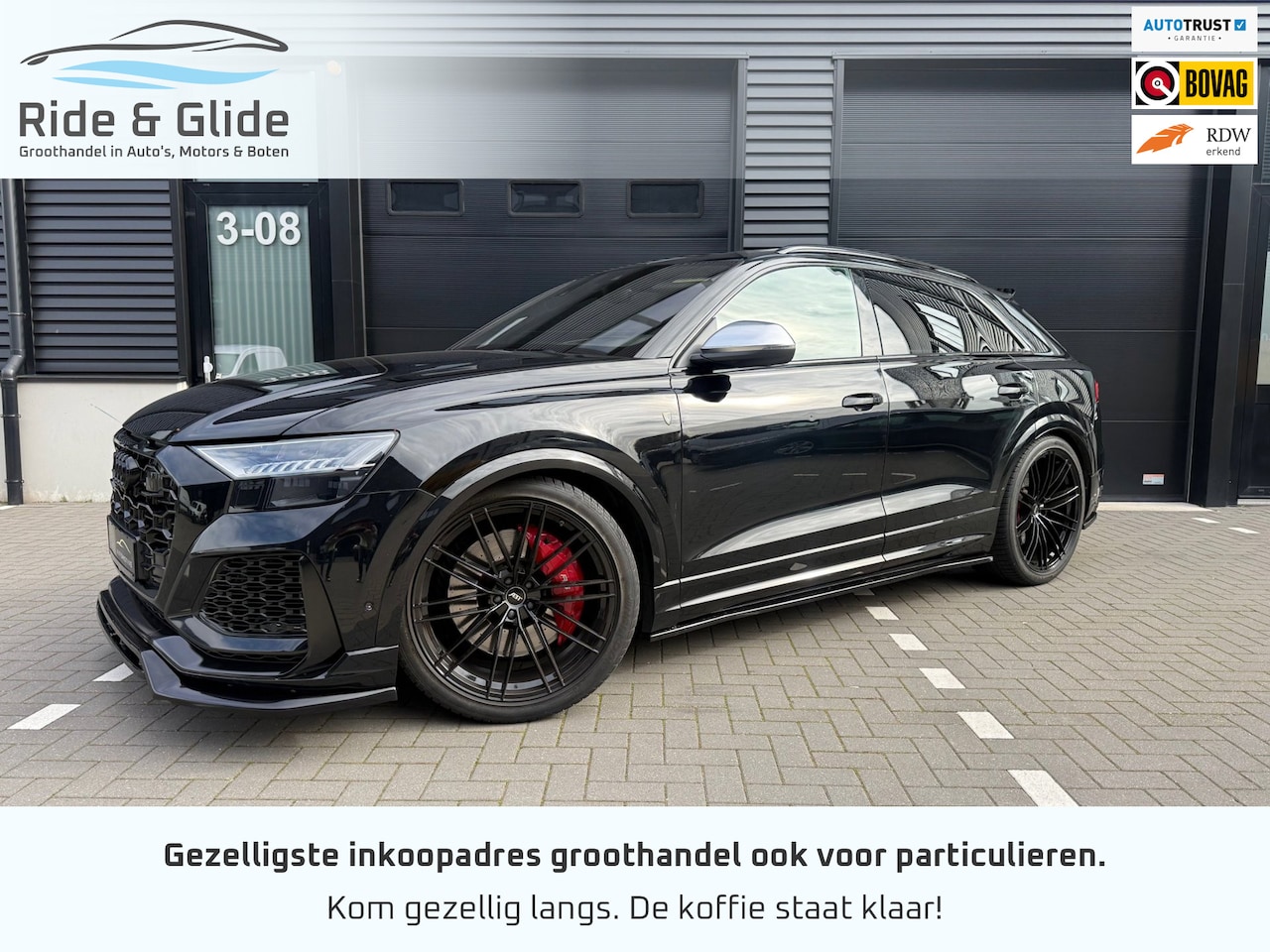 Audi Q8 - 4.0 TFSI RS Q8 + quattro 2021 MET 1000PK stage 4 Full options - AutoWereld.nl