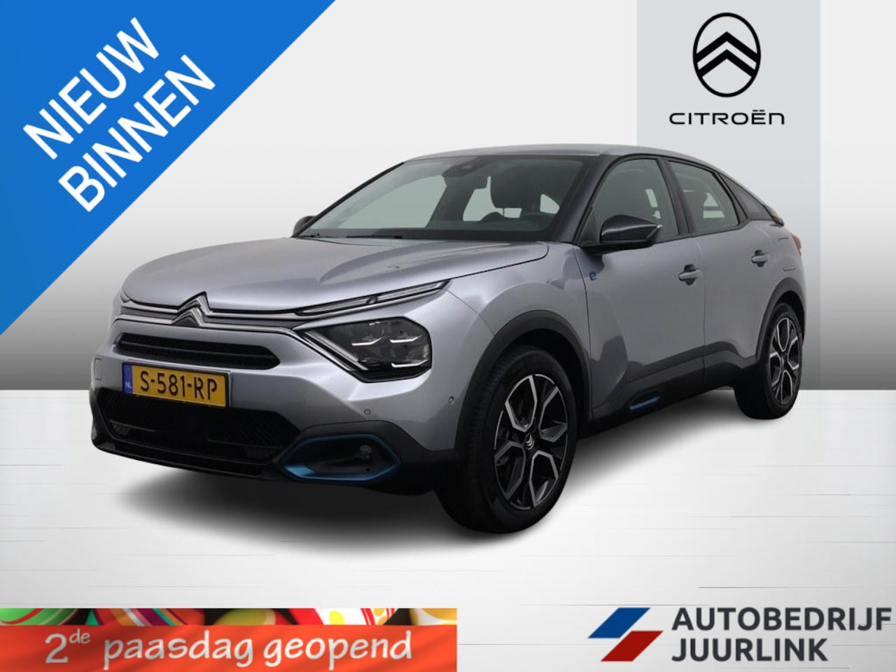 Citroën Ë-C4 - Feel Pack Aut. 50 kWh 3Fase Winterpakket/Camera/ Hud/Ad.Cruise/H.Leder/Nav/Keyless/CarPlay - AutoWereld.nl