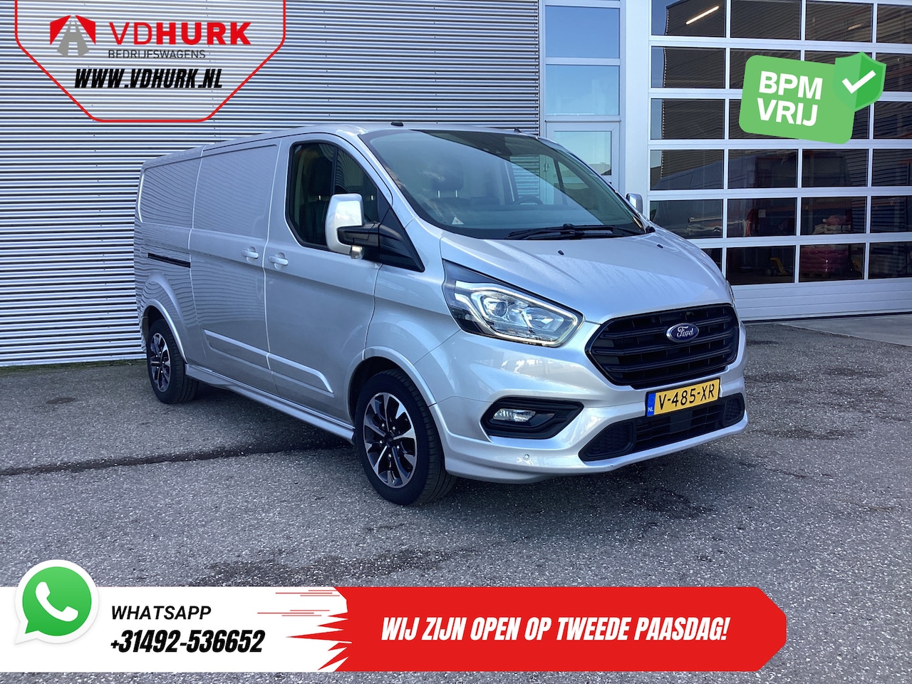 Ford Transit Custom - Sport 2.0 TDCI Aut. 170 pk L2 DB-Riem VV/ Carplay/ Alarm III/ Stoelverw./ Navi/ Airco/ Cam - AutoWereld.nl