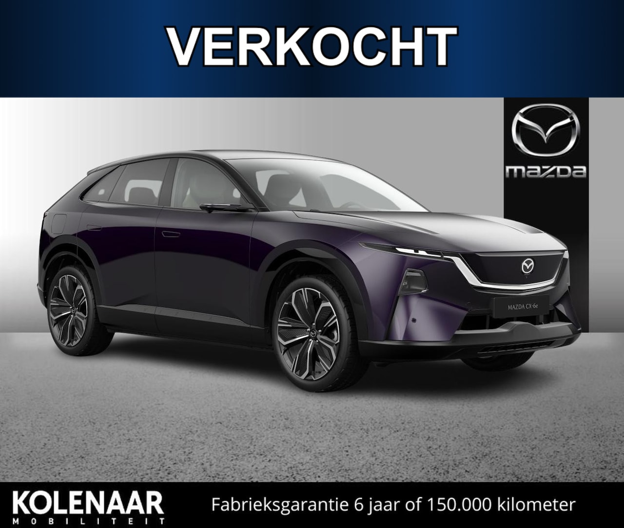 Mazda CX-6e - Takumi Plus 78 kWh /€1500,- introductievoordeel*/Two-tone Amethyst & White Interior/Tot 46 - AutoWereld.nl