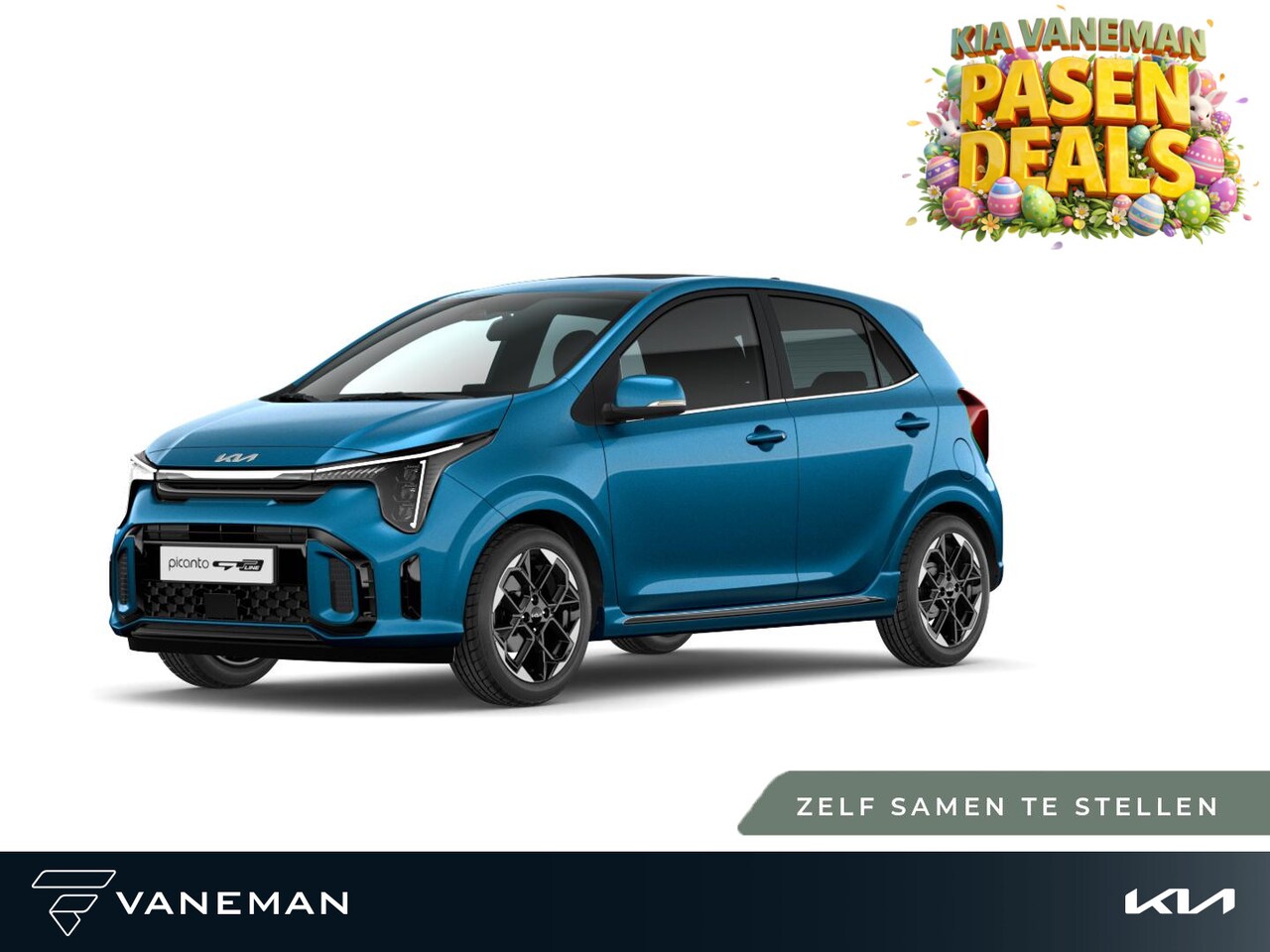 Kia Picanto - 1.0 GDi GT-Line | Lichtmetalen velgen 16" | Zelf samenstellen - AutoWereld.nl