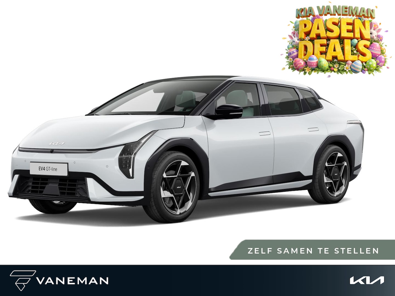Kia EV4 Fastback - GT-Line 81.4 kWh | Elektrisch glazen schuif-/kanteldak | Zelf Samenstellen - AutoWereld.nl