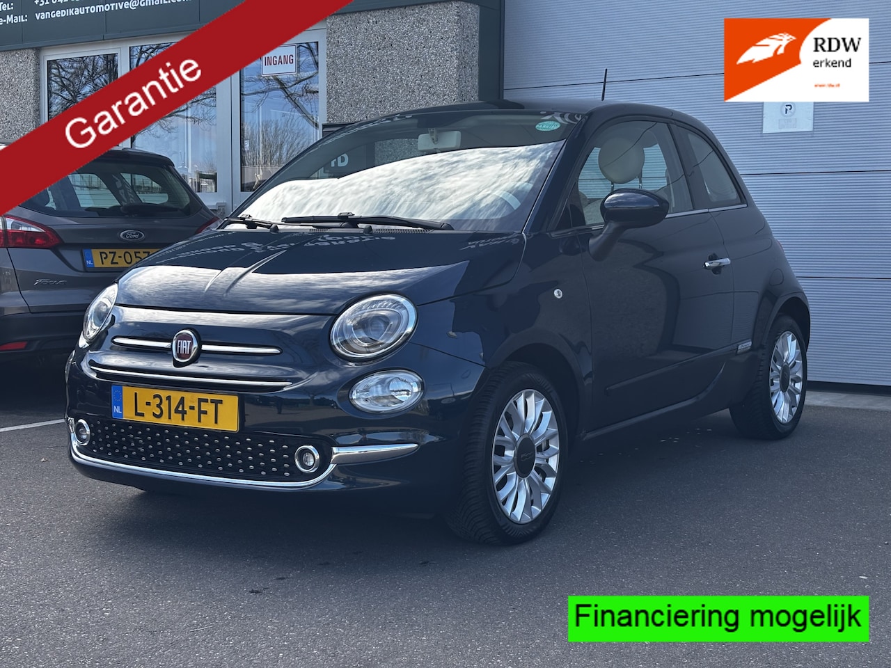 Fiat 500 - 1.2 Lounge Pano Led DigitalCockpit Nav Carplay Cruisecontrol Van 1 eigenaar - AutoWereld.nl