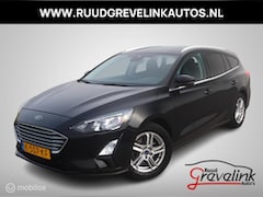 Ford Focus Wagon - EcoBoost Hybrid 125 PK H6 Edition Navigatie Chroom Camera Led Parkeersensoren V+A