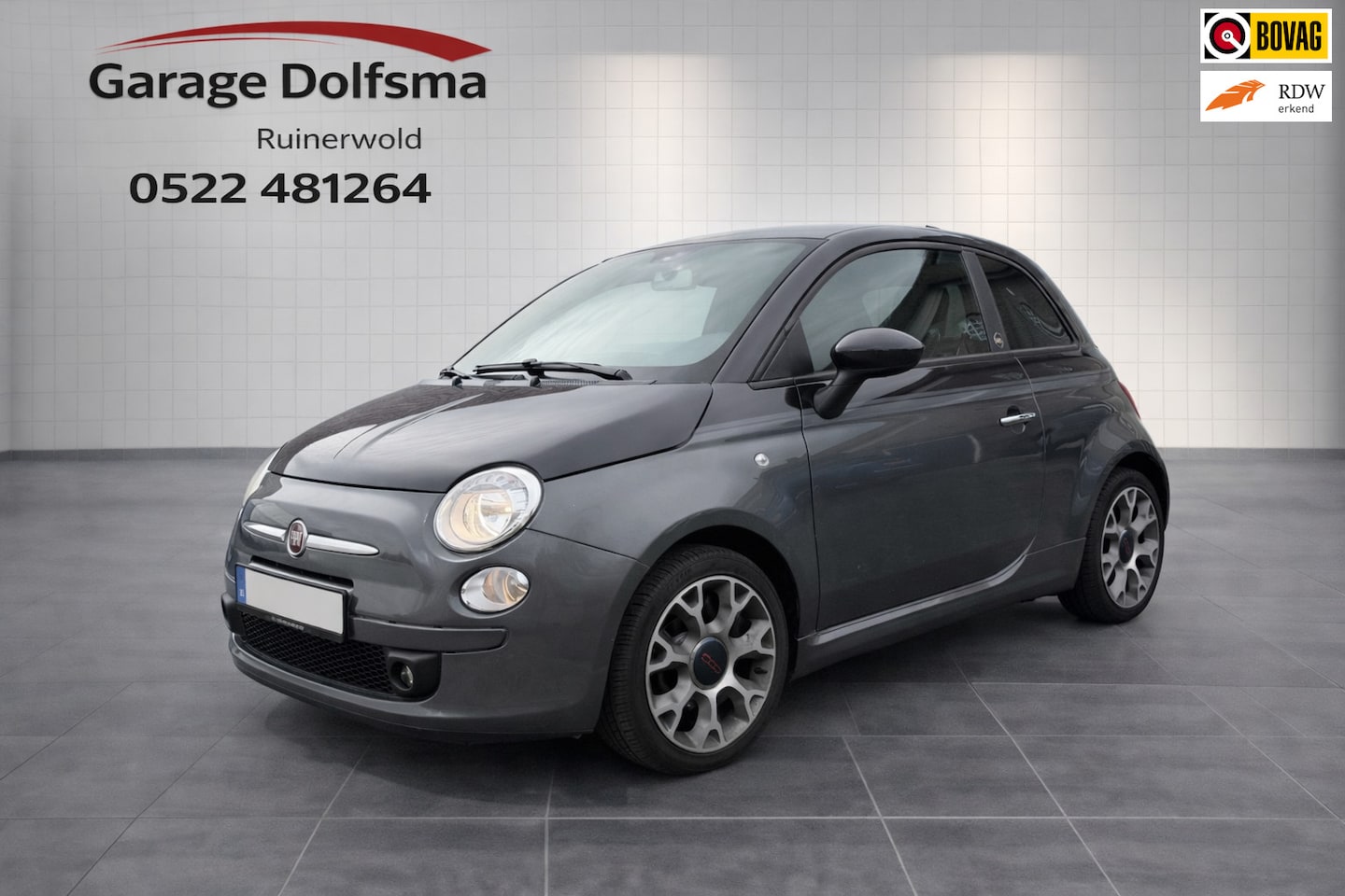Fiat 500 - 1.2 Bicolore Limited Edition-Carplay-Leer-Clima- - AutoWereld.nl