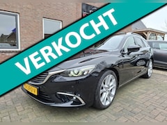 Mazda 6 Sportbreak - 2.0 SkyActiv-G 165 GT-M Line. Dealer onderhouden, in nieuwstaat. O.a. leder, camera, stoel