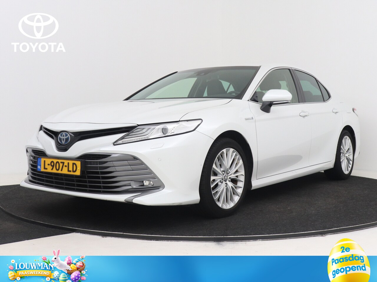 Toyota Camry - 2.5 Hybrid Executive | Lederen bekleding | Premium uitgevoerd | - AutoWereld.nl