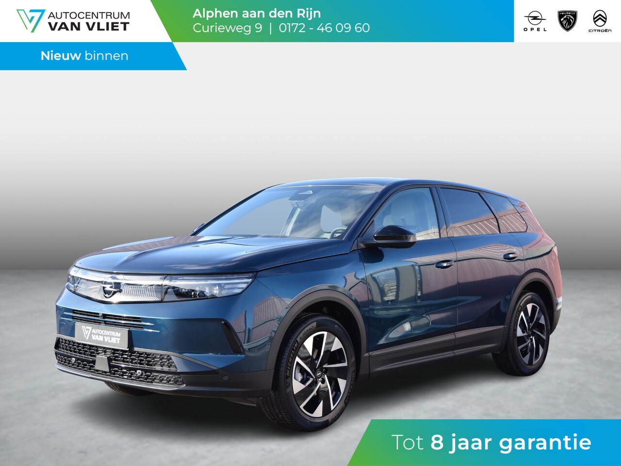 Opel Grandland - 1.2 Turbo Hybrid GS UIT VOORRAAD LEVERBAAR | SCHUIF- KANTELDAK | - AutoWereld.nl