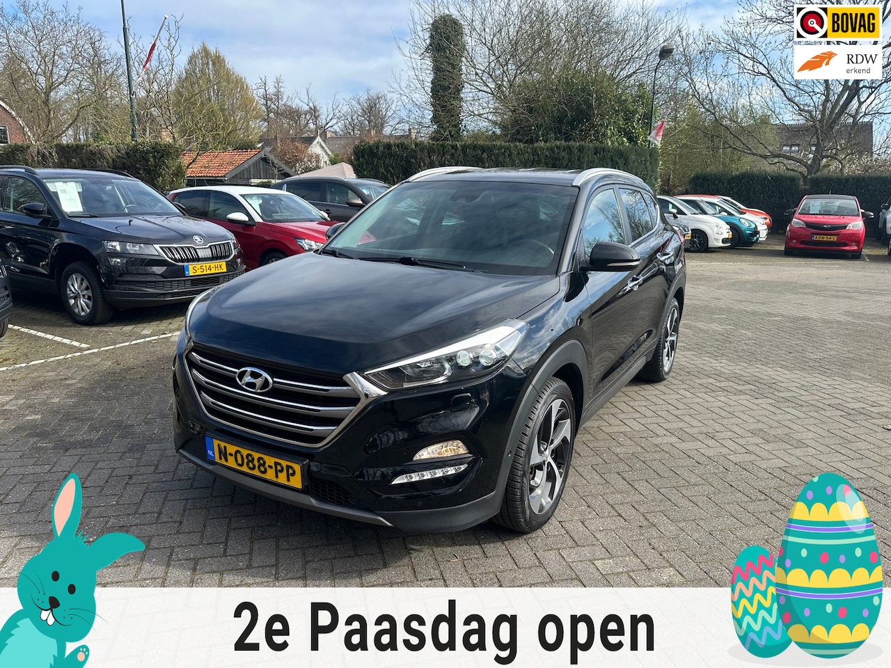 Hyundai Tucson - 1.6 T-GDi Premium 4WD , automaat ,navigatie pdc met camera - AutoWereld.nl