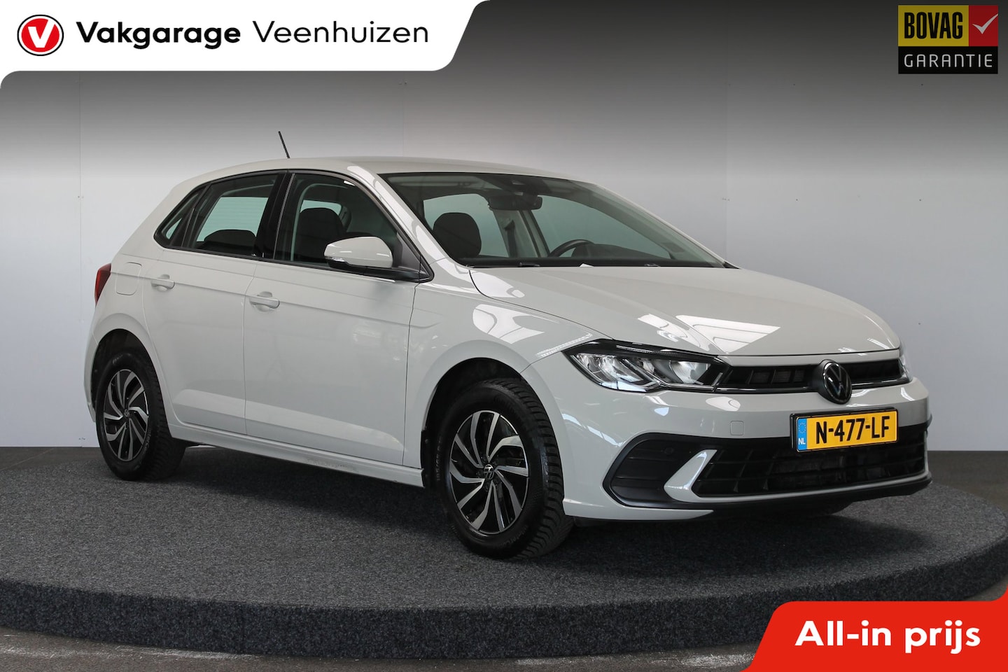 Volkswagen Polo - 1.0 TSI Life|Rijklaar prijs|Camera|LED|Carplay|Ascot Gray| - AutoWereld.nl