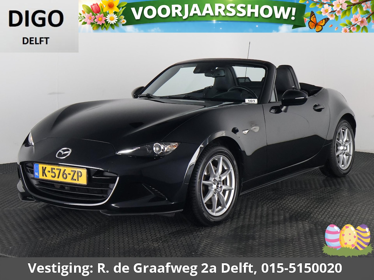 Mazda MX-5 - 2.0 SkyActiv-G 160 GT-M Soft-Top | Stoelverwarming | Dodehoek Detectie | Lederen Bekleding - AutoWereld.nl