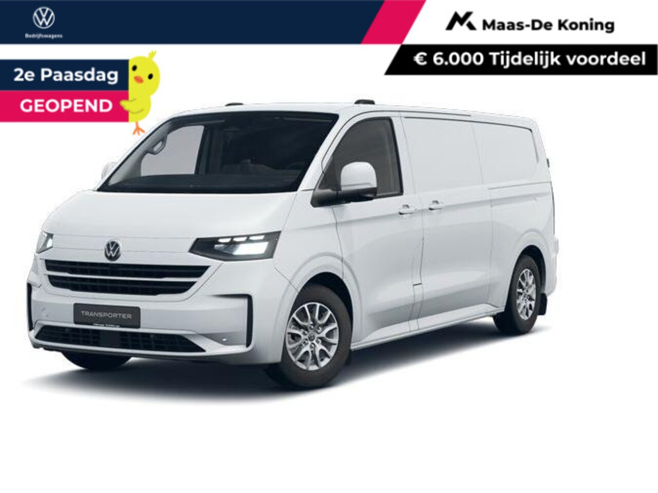 Volkswagen e-Transporter - Bedrijfswagens Bestelwagen Style 70kWh 218pk L2 733411 - AutoWereld.nl
