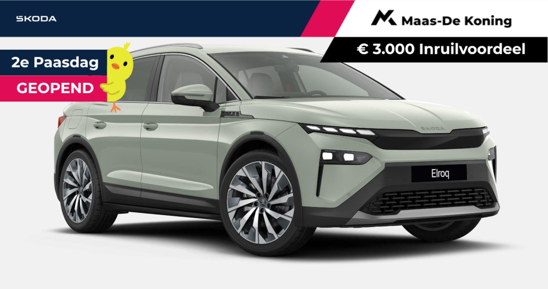 Skoda Elroq - 85 Business Edition | 21'' inch Velgen Supernova | Trekhaak wegklapbaar | Winter pakket | - AutoWereld.nl