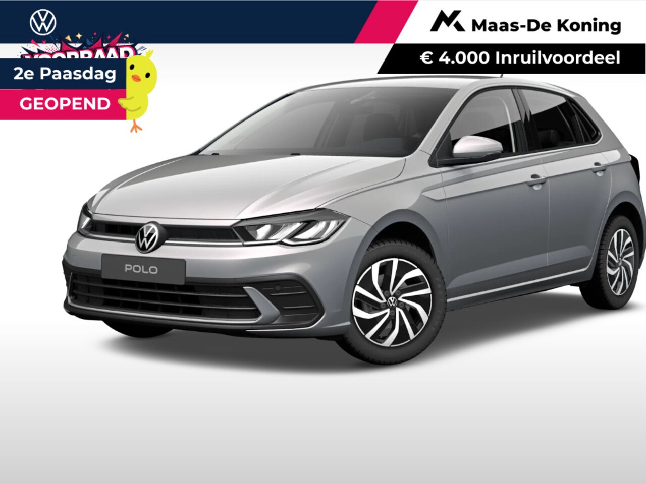 Volkswagen Polo - Life Edition 1.0 TSI 95 pk 5 versn. Hand · Achteruitrijcamera · Regensensor · - AutoWereld.nl