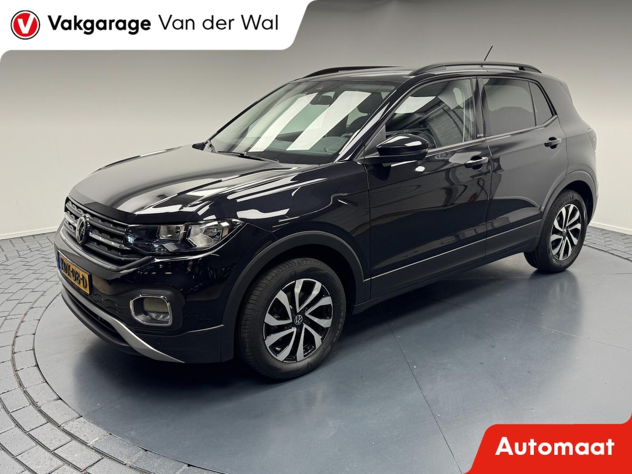 Volkswagen T-Cross - 1.0 TSi Style 110PK Automaat-Trekhaak-Navigatie-Carplay-Clima-Camera-Lm16''velgen-Parkeers - AutoWereld.nl