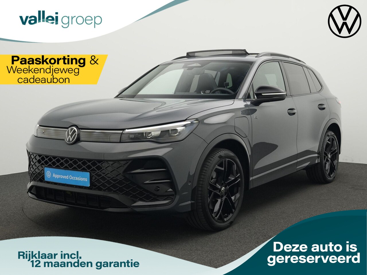 Volkswagen Tiguan - 1.5 eHybrid 272 pk R-Line Edition | Panoramadak | Adaptief onderstel | Stuur-/stoelverwarm - AutoWereld.nl