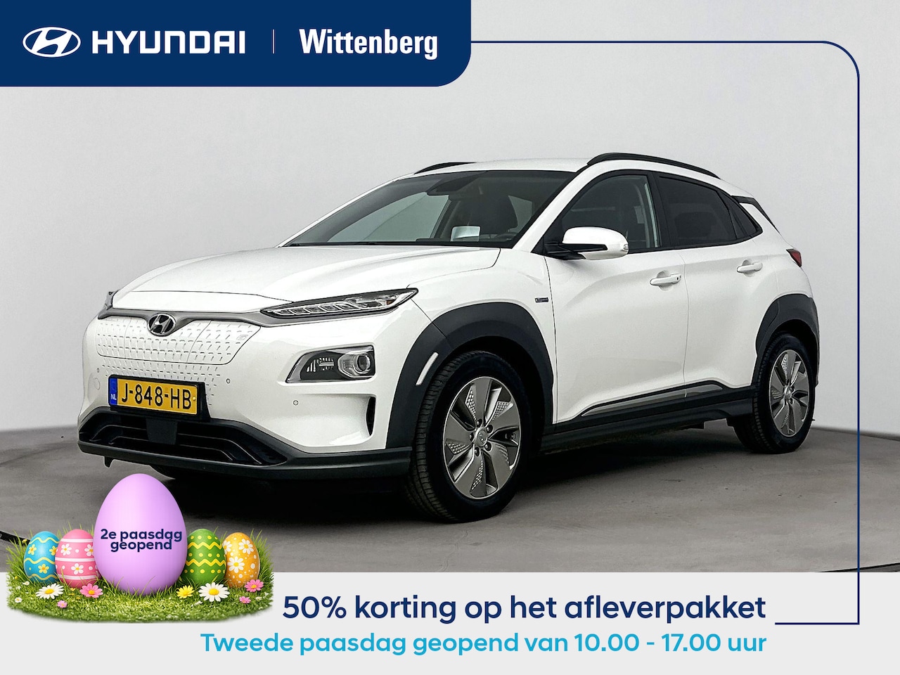 Hyundai Kona Electric - EV Premium 64 kWh | Soh 94.5% | Camera | Clima | Adaptive Cruise | Android & Apple Carplay - AutoWereld.nl