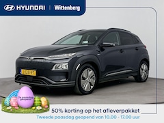 Hyundai Kona Electric - EV Fashion 64 kWh | Head Up Display | SOH 95.5% | Half Leder | Dode Hoek Detectie | Stoelv