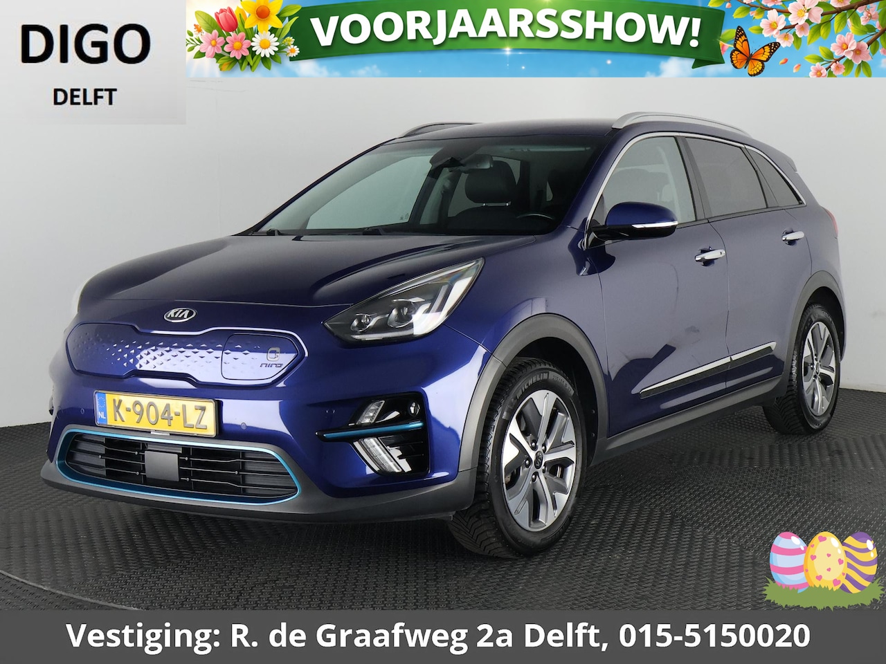 Kia e-Niro - DynamicPlusLine 64 kWh SOH 100% | 450 km actieradius | 1e eigenaar | Navigatie | Camera | - AutoWereld.nl