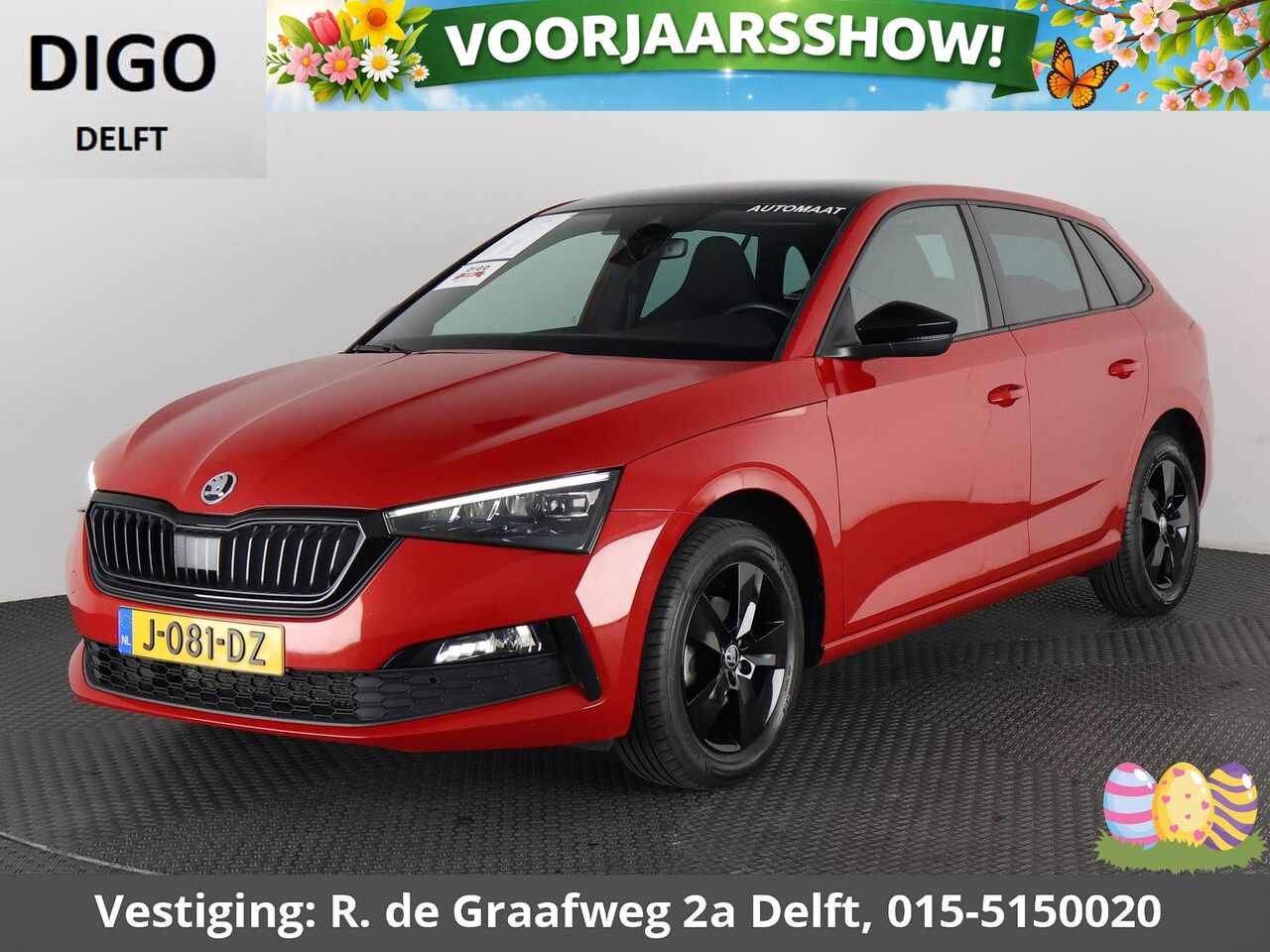 Skoda Scala - 1.0 TSI Sport Business Automaat | Panoramadak | Navigatie | Apple Carplay & AndroidAUTO | - AutoWereld.nl