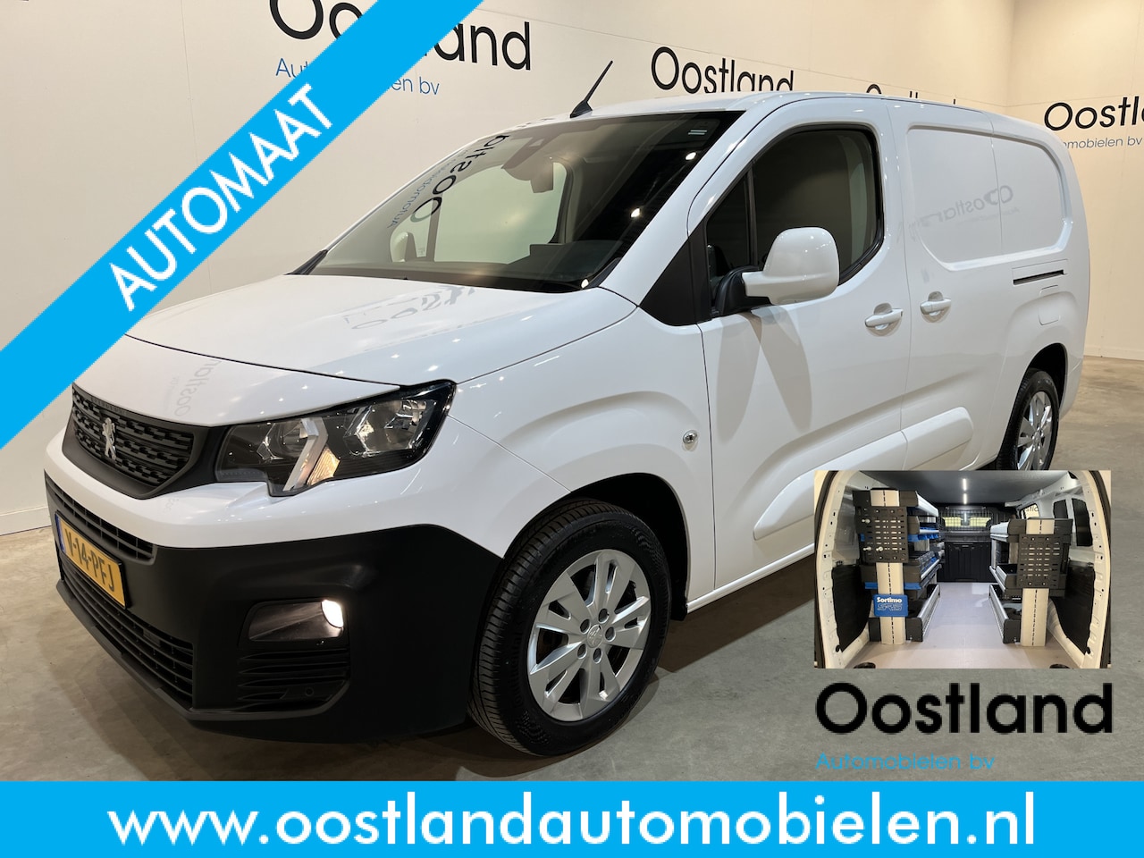 Peugeot Partner - 1.5 BlueHDI 130 PK L2 Automaat Servicebus / Sortimo Inrichting / Schuifdeur L + R / Euro 6 - AutoWereld.nl