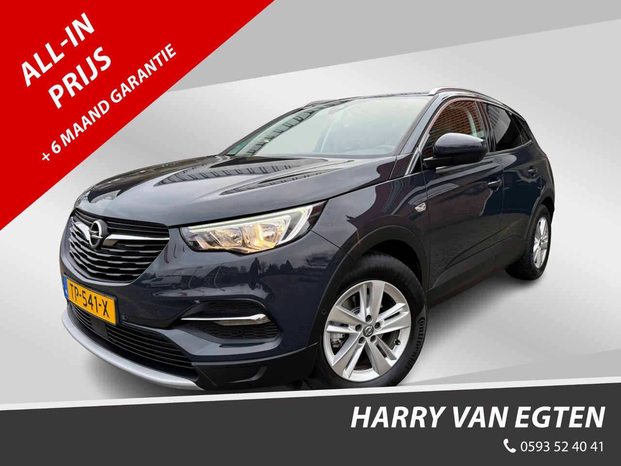 Opel Grandland X - 1.2 Turbo Business Executive | Navi | ECC | Cruise | Trekhaak | El. klep | AGR | - AutoWereld.nl