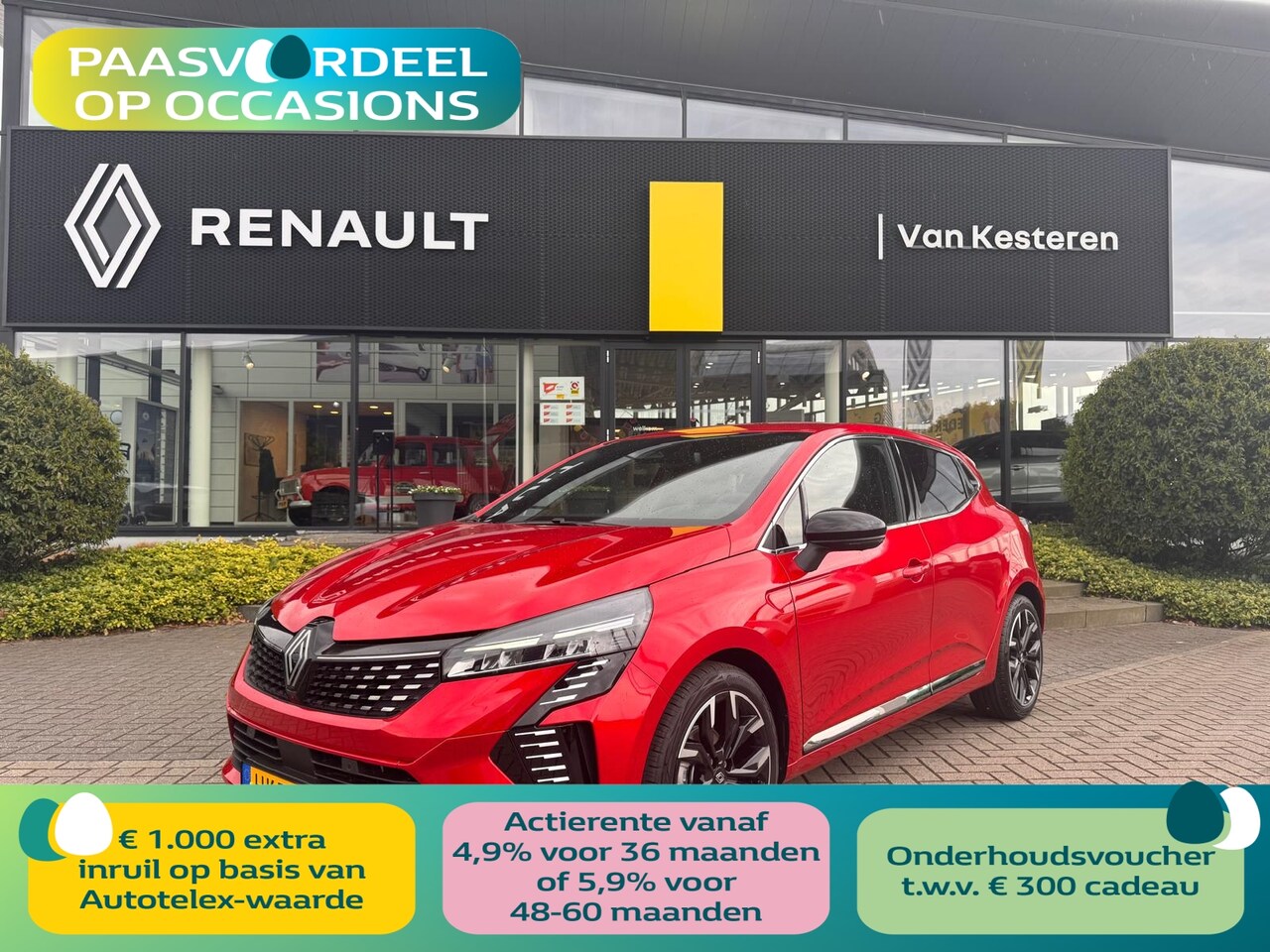 Renault Clio - Techno TCe 90 Pack Look 17" / 360gr. Camera / Adapt. Cruise Control - AutoWereld.nl